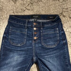 Judy Blue Indigo Button-Fly Jeans